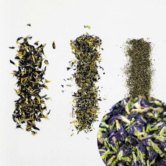 Dried Butterfly Blue Pea Flowers | Blue Tea Coarse Cut / Tea Bag Cuts / TBC