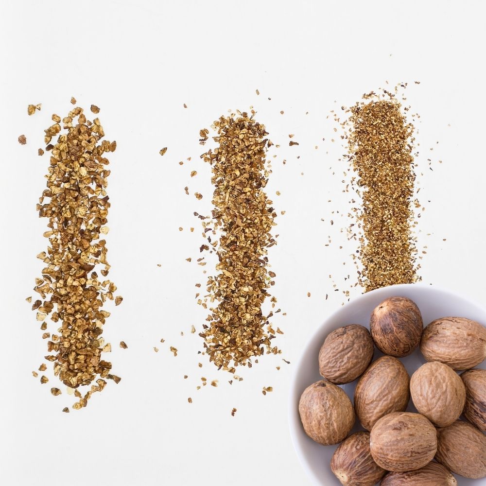 Nutmeg/Myristica/Jaiphal Spice Coarse Cut |  Tea Bag Cuts | TBC
