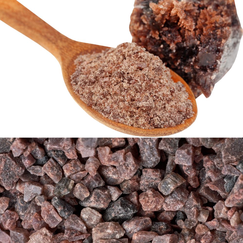 Black Salt Powder (Kala Namak) | Pure Indian Seasoning | Finely Ground Black Salt | Digestive & Mineral-Rich