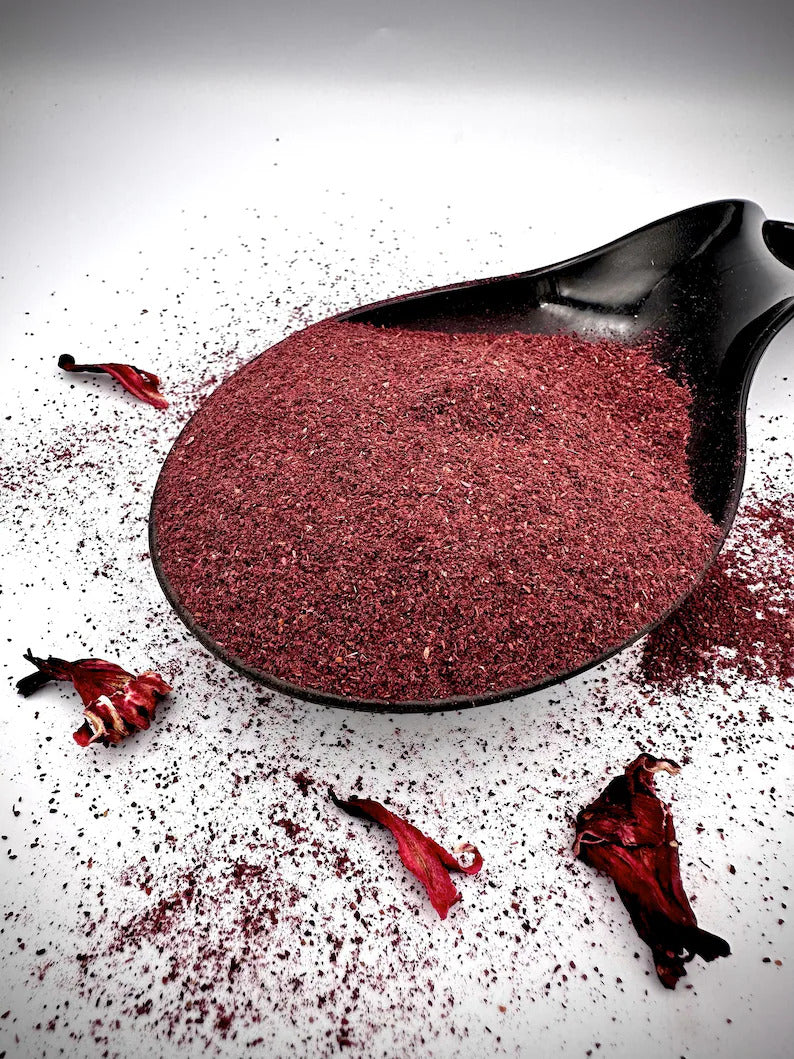 Hibiscus Powder / Hibiscus Sabdariffa / Hibiscus Flower Powder /Ayurvedic Herbal Supplement in Zip Lock Pouch