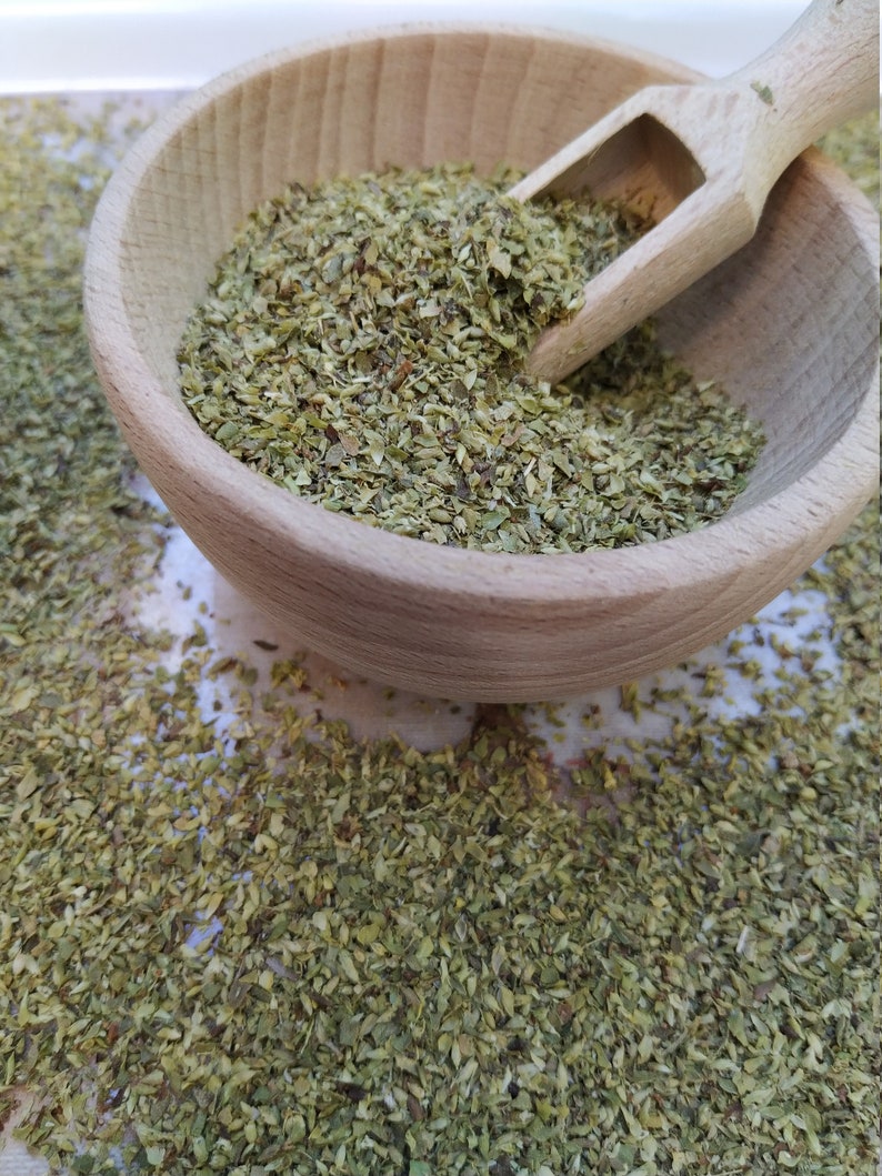 Oregano dried herbs, Origanum | 100% Wild Dried Mountain Oregano Grated