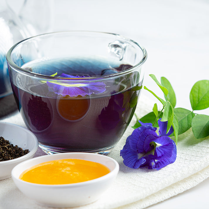 Butterfly Blue Pea Flower (Dried) | Blue Tea | Aprajita Phool - Shankhpushpi Flower - Clitoria Ternatea