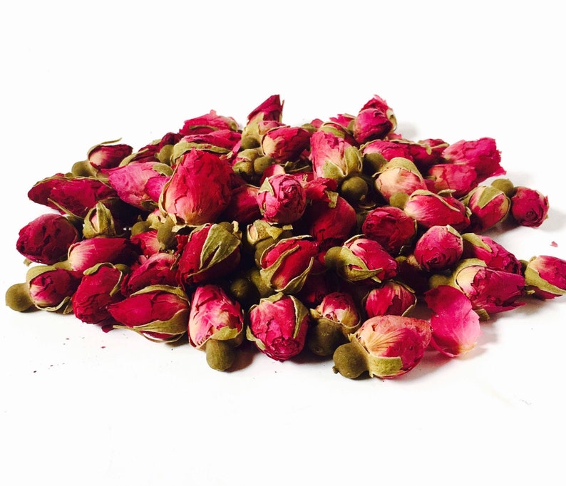 Lovely dried roses, dark red roses, real natural rose bud