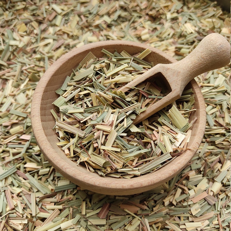 Lemongrass Leaves | Lemon Grass Dried Loose Leaves | West Indian Lemon Grass - Citronella
