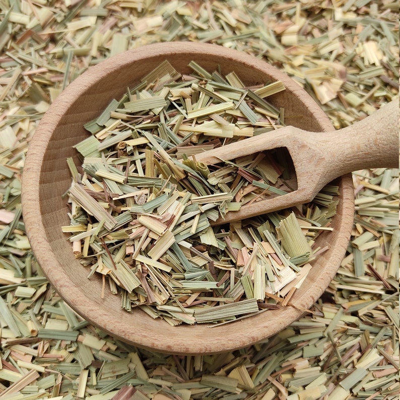 Lemongrass Leaves | Lemon Grass Dried Loose Leaves | West Indian Lemon Grass - Citronella