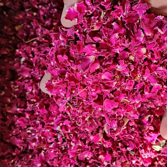 Rose Petals for Tea, Decor, & DIY Projects | Buy Dried Rose Flower Petals Edible | Gulab Patti, Rosa Gallica, Dry Rose Petal, Dried Gulab