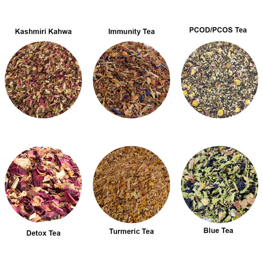 10g-10g Sampler Pack of Herbal tea Blends