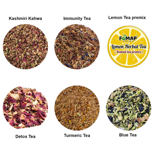 10g-10g Sampler Pack of Herbal tea Blends