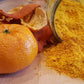 Pure orange peel powder vitamin c to restore shine to dull and lifeless skin