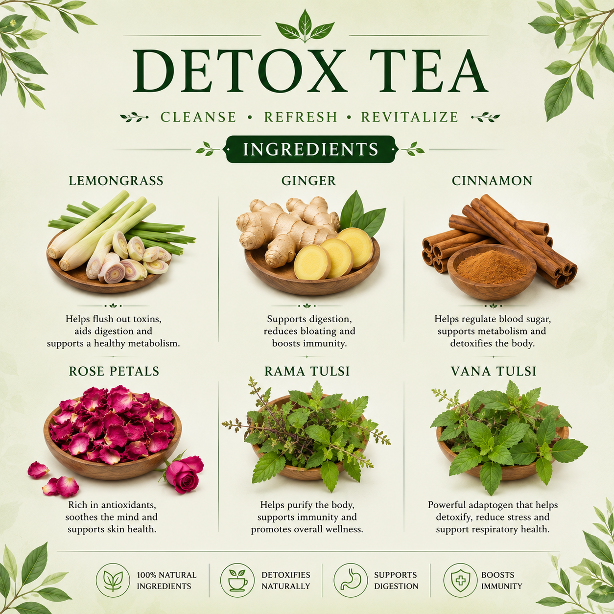 Detox Herbal Tea | Fat Removal Detox Herbal Tea | Weight Loss Wellness Tea | Herbal Tea for Obesity