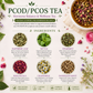 PCOD/ PCOS Cure Herbal Tea Blend l Hormone Balance Herbal Tea l Period Cramps Relief natural herbs Tea