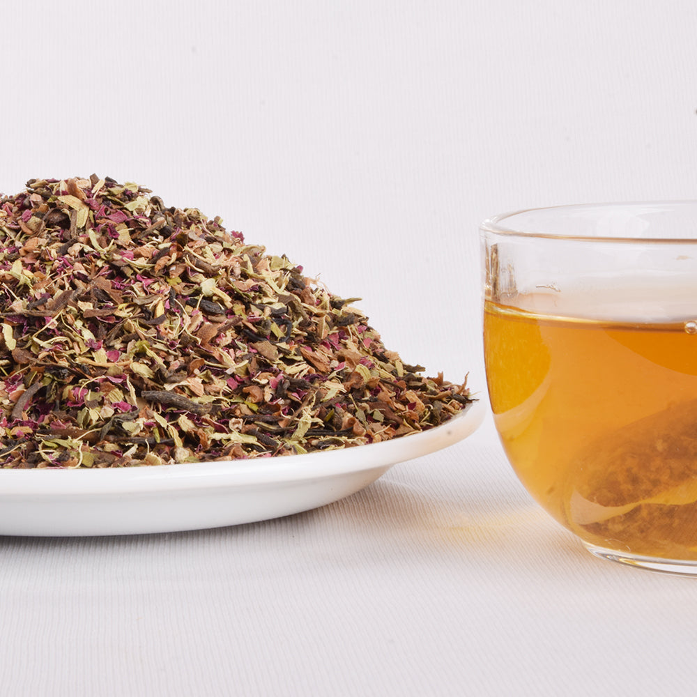 Kashmiri Kahwa Herbal Green Tea with Kashmiri Saffron, Green Tea, Cinnamon, Clove