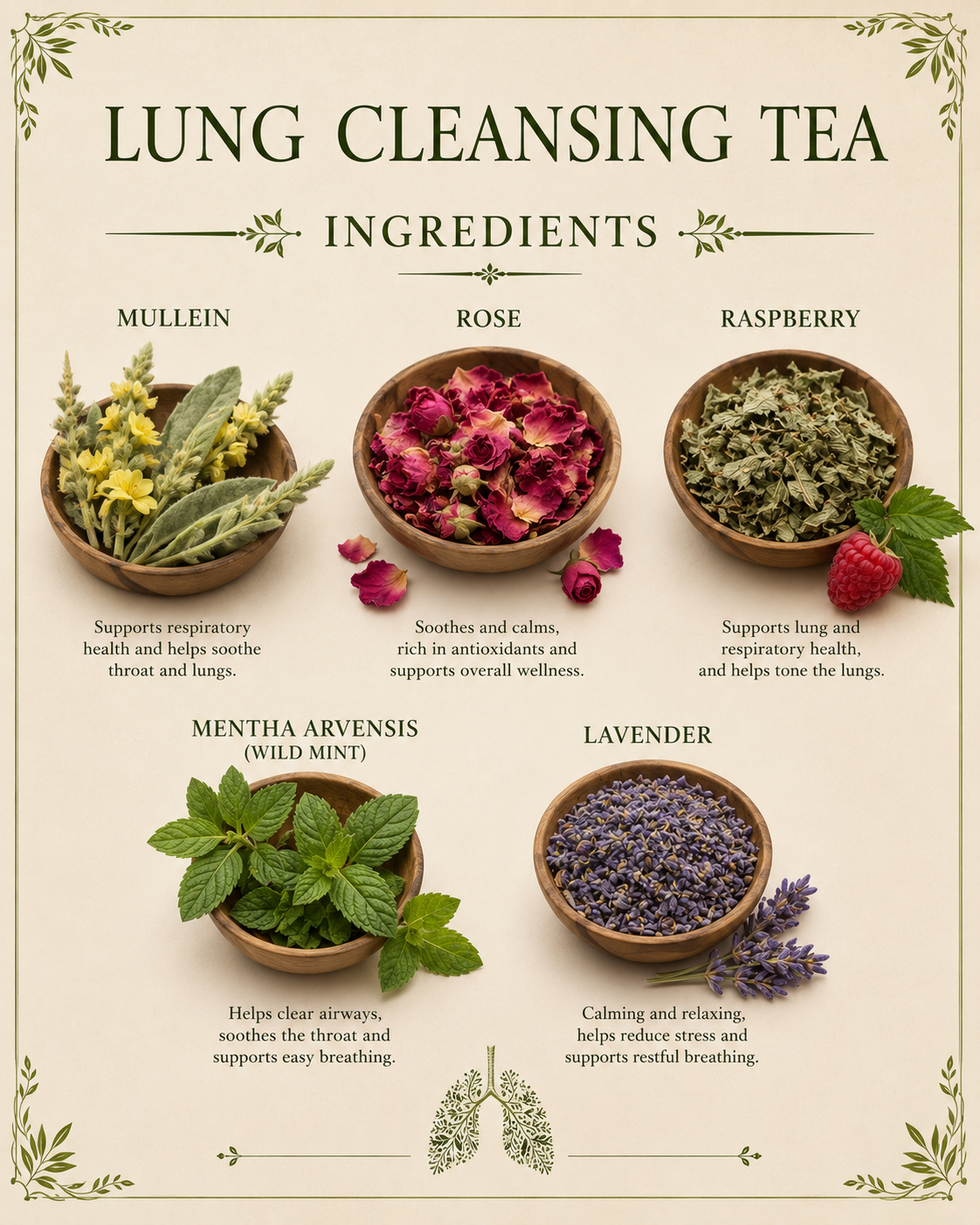 Lung Cleansing Herbal Tea Blend
