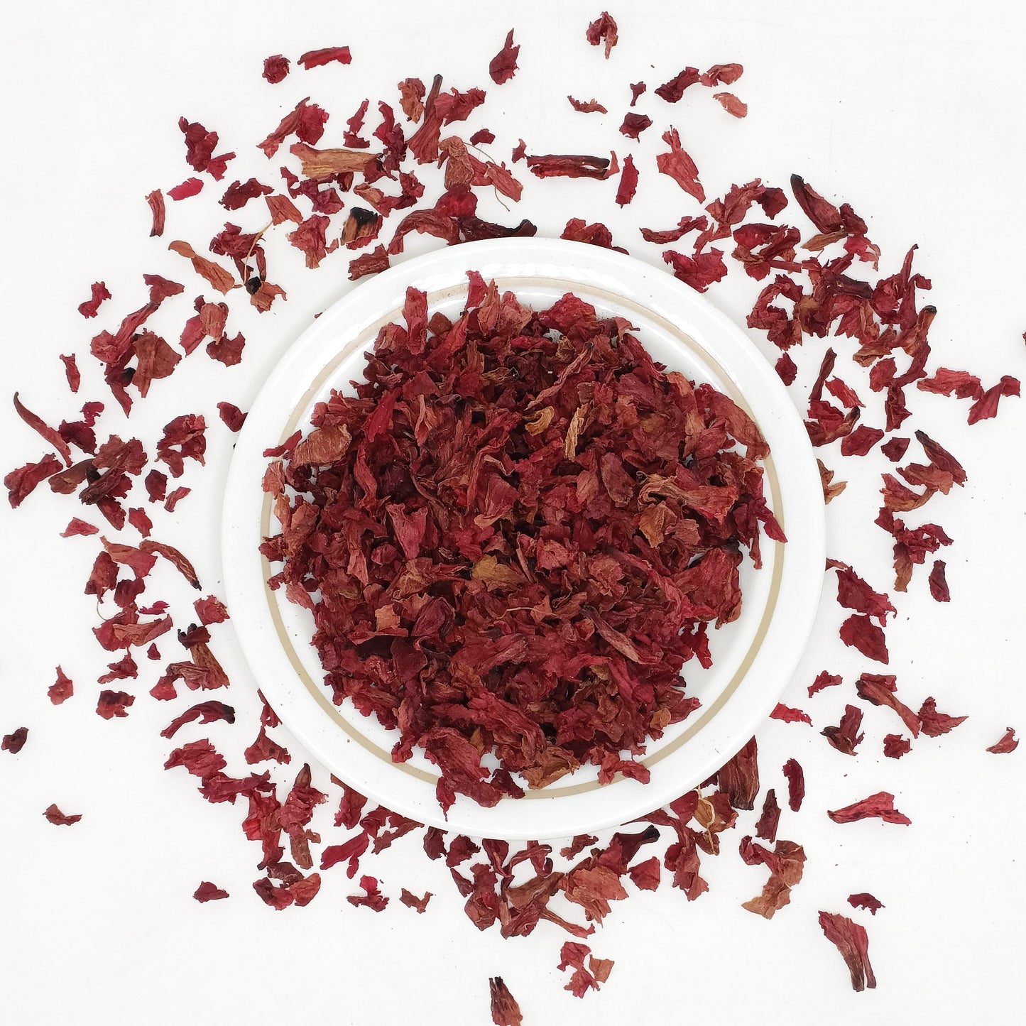 Dried Himalayan Rhododendron Flower | Roza azalea Flower Dried | Buransh Flower Coarse Cut / Tea Bag Cuts / TBC