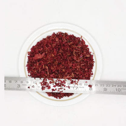 Dried Himalayan Rhododendron Flower | Roza azalea Flower Dried | Buransh Flower Coarse Cut / Tea Bag Cuts / TBC