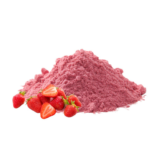 Strawberry Fruit Powder Spray Dried | 100% Natural Spray Dried / Dehydrated Strawberry Powder